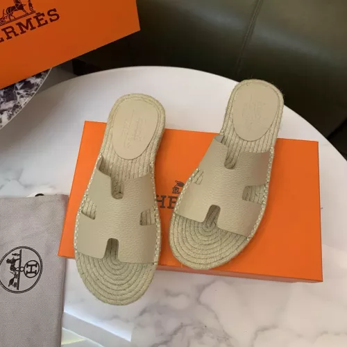 Replica Hermes Slippers For Men #1304000 $60.00 USD for Wholesale