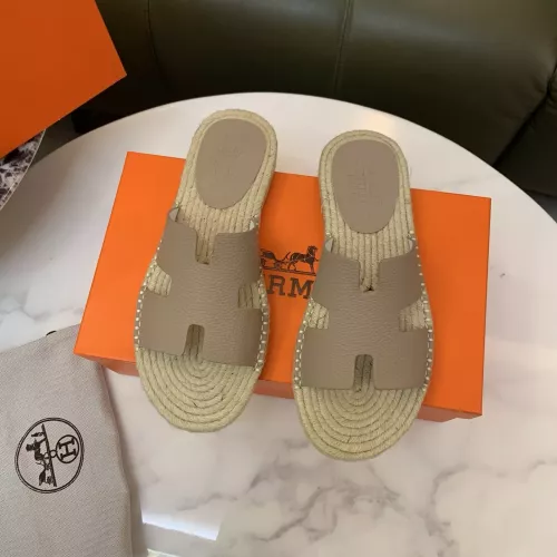 Hermes Slippers For Men #1304001 $60.00 USD, Wholesale Replica Hermes Slippers