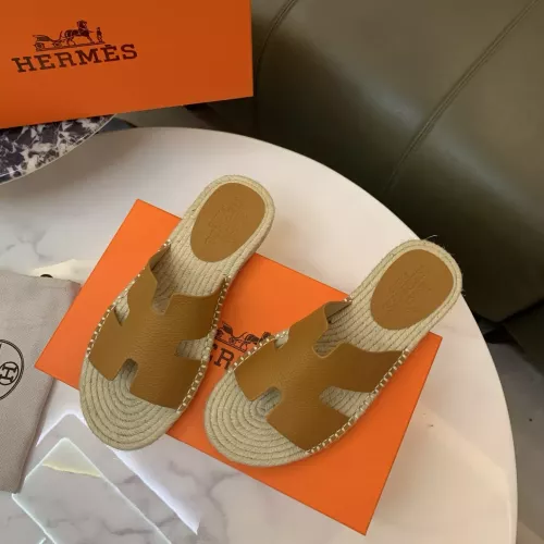 Replica Hermes Slippers For Men #1304003 $60.00 USD for Wholesale