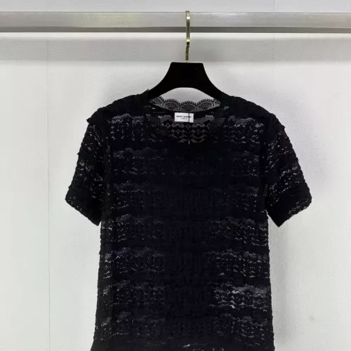 Yves Saint Laurent YSL T-shirts Short Sleeved For Women #1304087 $64.00 USD, Wholesale Replica Yves Saint Laurent YSL T-shirts