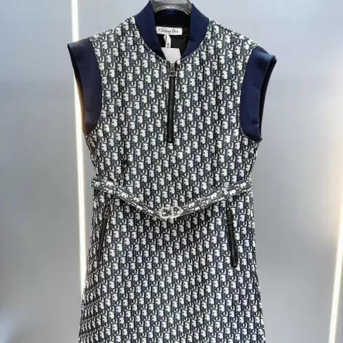 Christian Dior Dresses Sleeveless For Women #1304113 $88.00 USD, Wholesale Replica Christian Dior Dresses