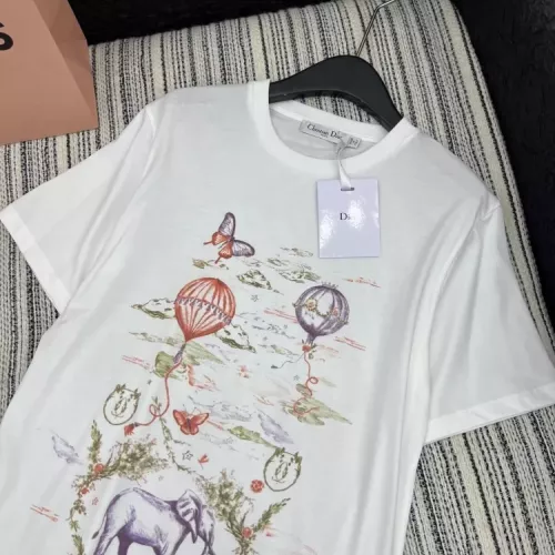 Replica Christian Dior T-Shirts Short Sleeved For Women #1304131 $60.00 USD for Wholesale