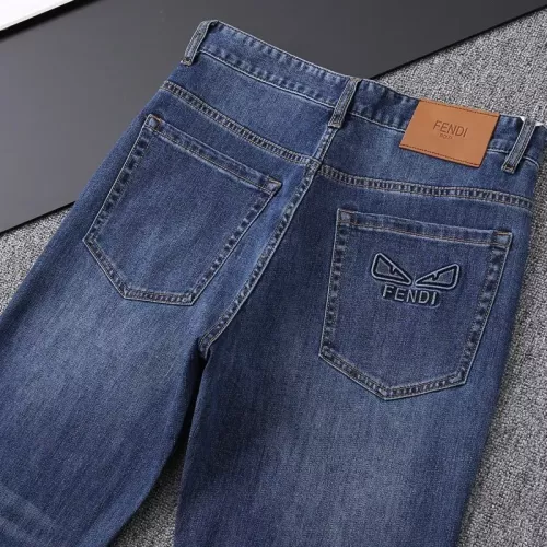 Replica Fendi Jeans For Men #1304149 $52.00 USD for Wholesale