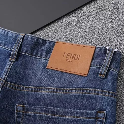 Replica Fendi Jeans For Men #1304149 $52.00 USD for Wholesale