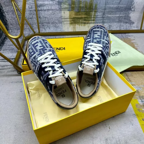 Replica Fendi Casual Shoes For Men #1305834 $105.00 USD for Wholesale