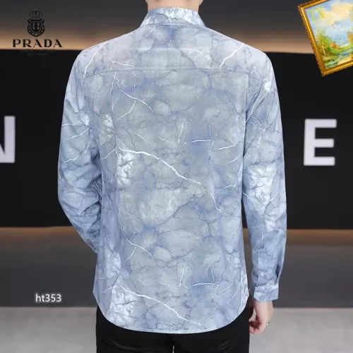 Replica Prada Shirts Long Sleeved For Men #1306260 $40.00 USD for Wholesale