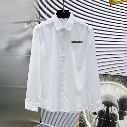 Prada Shirts Long Sleeved For Men #1306277 $40.00 USD, Wholesale Replica Prada Shirts
