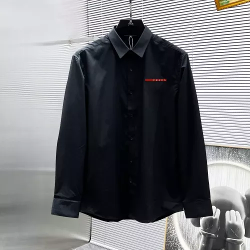 Prada Shirts Long Sleeved For Men #1306278 $40.00 USD, Wholesale Replica Prada Shirts