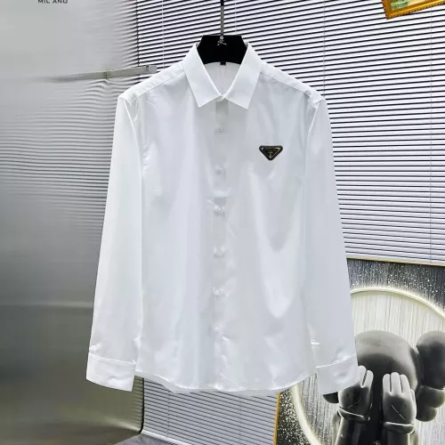 Prada Shirts Long Sleeved For Men #1306285 $40.00 USD, Wholesale Replica Prada Shirts