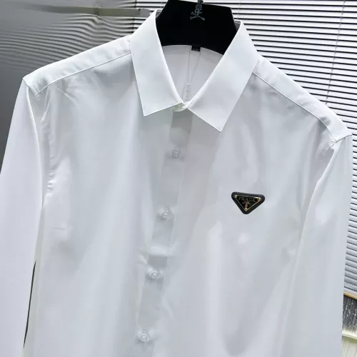 Replica Prada Shirts Long Sleeved For Men #1306285 $40.00 USD for Wholesale