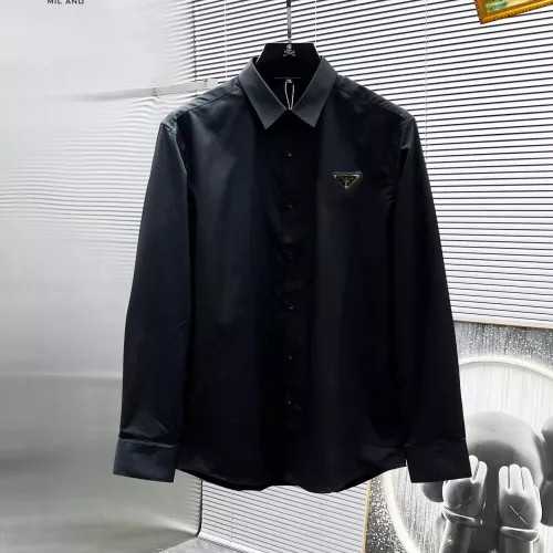 Prada Shirts Long Sleeved For Men #1306286 $40.00 USD, Wholesale Replica Prada Shirts