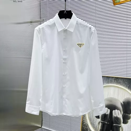 Prada Shirts Long Sleeved For Men #1306291 $40.00 USD, Wholesale Replica Prada Shirts
