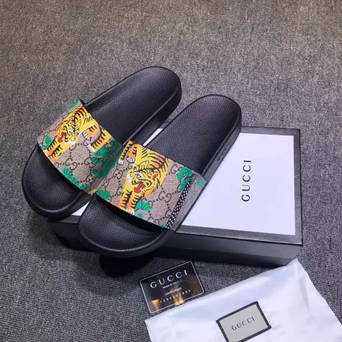 Gucci Slippers For Men #1309802 $38.00 USD, Wholesale Replica Gucci Slippers
