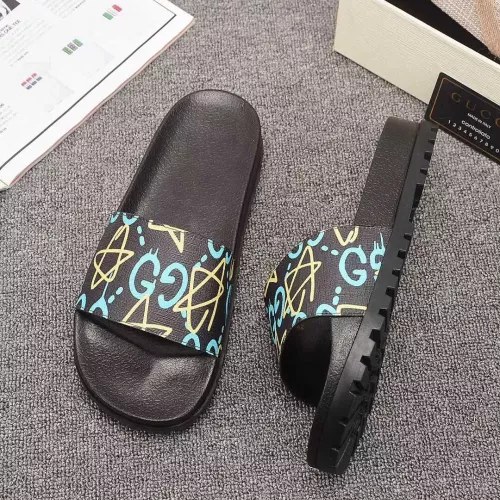 Replica Gucci Slippers For Men #1309806 $38.00 USD for Wholesale
