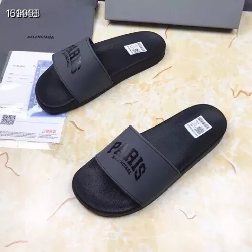 Replica Balenciaga Slippers For Men #1311112 $45.00 USD for Wholesale