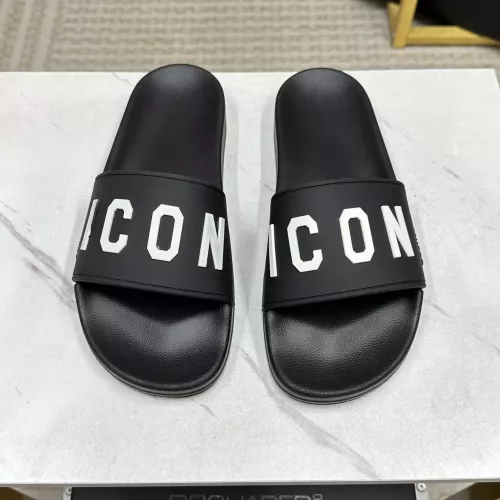 Dsquared Slippers For Men #1311133 $45.00 USD, Wholesale Replica Dsquared Slippers