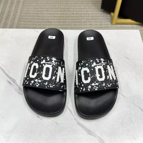Dsquared Slippers For Men #1311134 $45.00 USD, Wholesale Replica Dsquared Slippers
