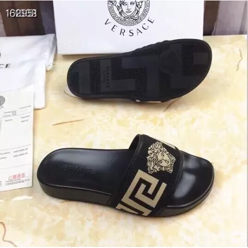 Replica Versace Slippers For Men #1311154 $45.00 USD for Wholesale