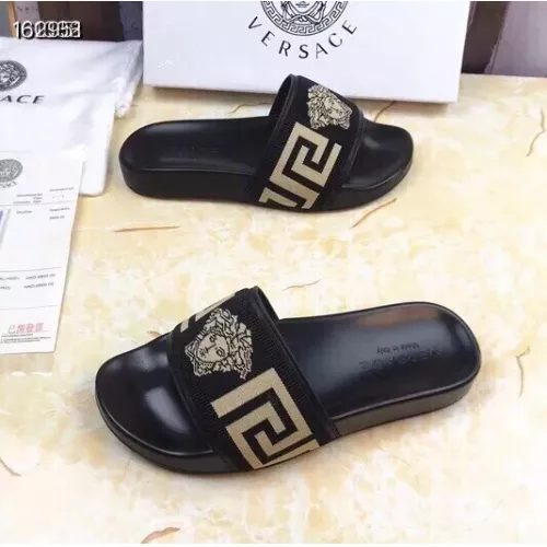 Replica Versace Slippers For Men #1311154 $45.00 USD for Wholesale