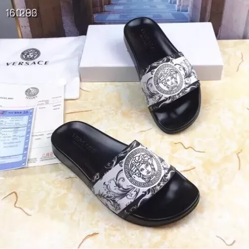 Replica Versace Slippers For Women #1311157 $45.00 USD for Wholesale