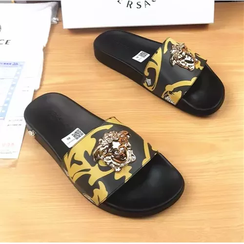 Replica Versace Slippers For Men #1311170 $45.00 USD for Wholesale