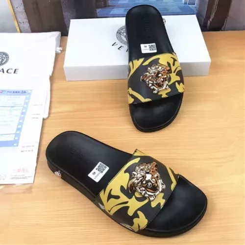 Replica Versace Slippers For Men #1311170 $45.00 USD for Wholesale