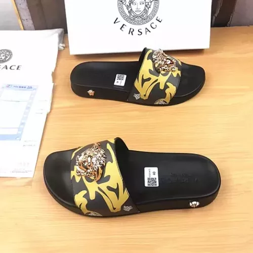 Replica Versace Slippers For Men #1311170 $45.00 USD for Wholesale