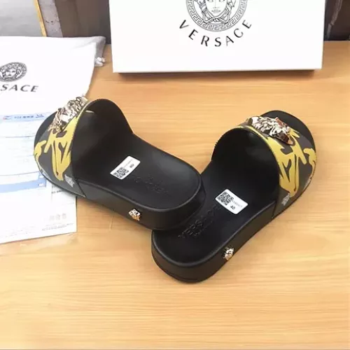 Replica Versace Slippers For Men #1311170 $45.00 USD for Wholesale