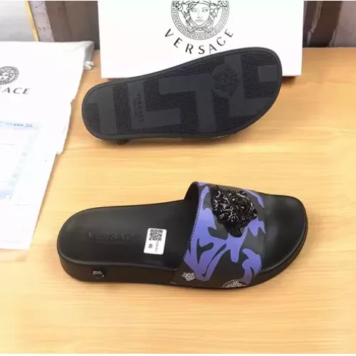 Replica Versace Slippers For Men #1311174 $45.00 USD for Wholesale