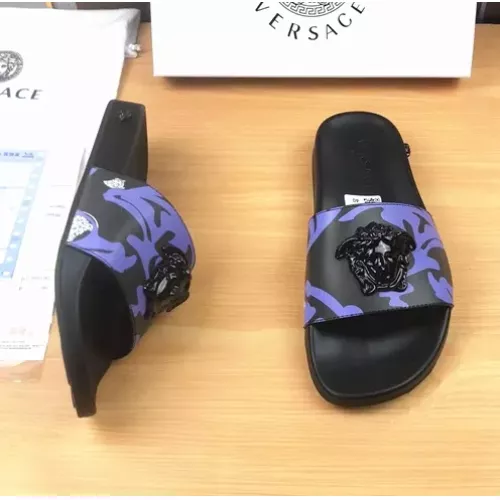 Replica Versace Slippers For Men #1311174 $45.00 USD for Wholesale