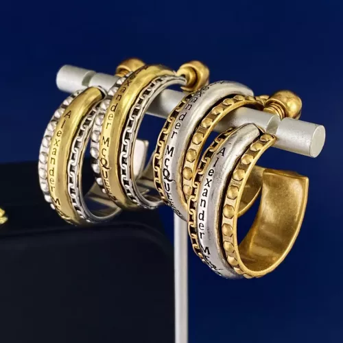Replica Alexander McQueen Earrings For Women #1311380 $36.00 USD for Wholesale