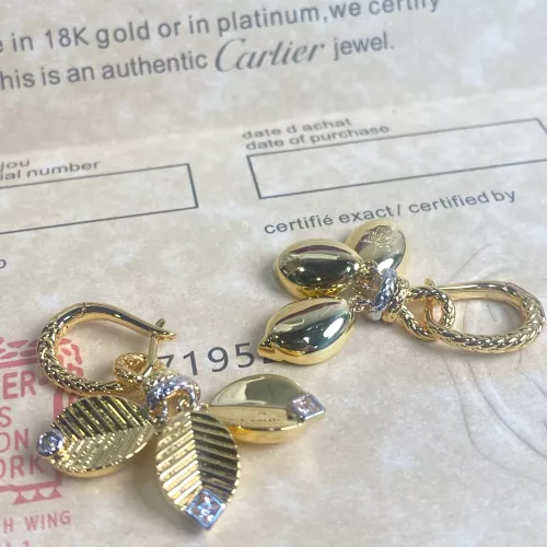 Replica Cartier Earrings For Women #1311834 $56.00 USD for Wholesale
