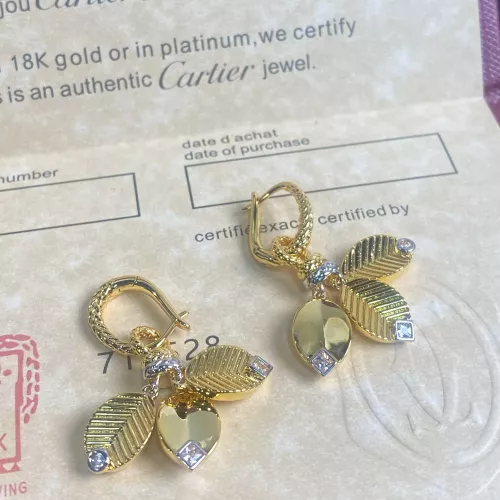 Replica Cartier Earrings For Women #1311834 $56.00 USD for Wholesale