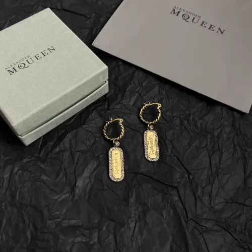 Replica Alexander McQueen Earrings For Women #1311873 $38.00 USD for Wholesale