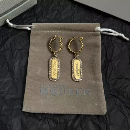 Replica Alexander McQueen Earrings For Women #1311873 $38.00 USD for Wholesale