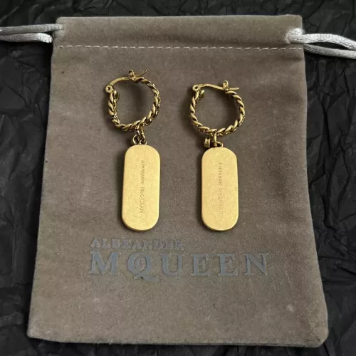 Replica Alexander McQueen Earrings For Women #1311873 $38.00 USD for Wholesale