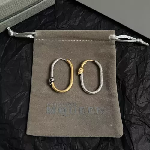 Replica Alexander McQueen Earrings For Women #1311878 $38.00 USD for Wholesale