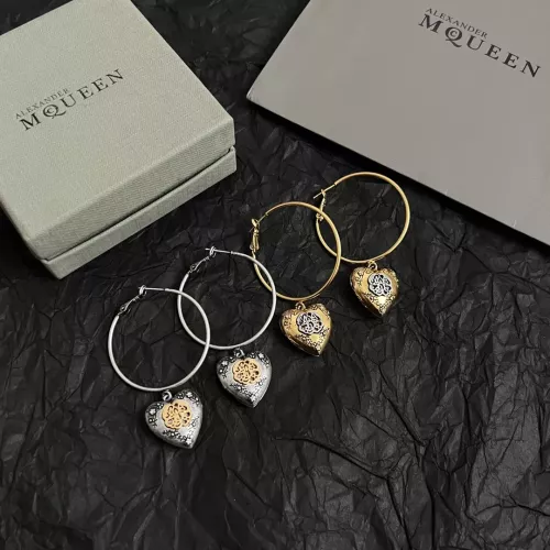 Replica Alexander McQueen Earrings For Women #1311879 $40.00 USD for Wholesale