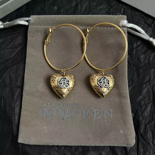 Replica Alexander McQueen Earrings For Women #1311880 $40.00 USD for Wholesale