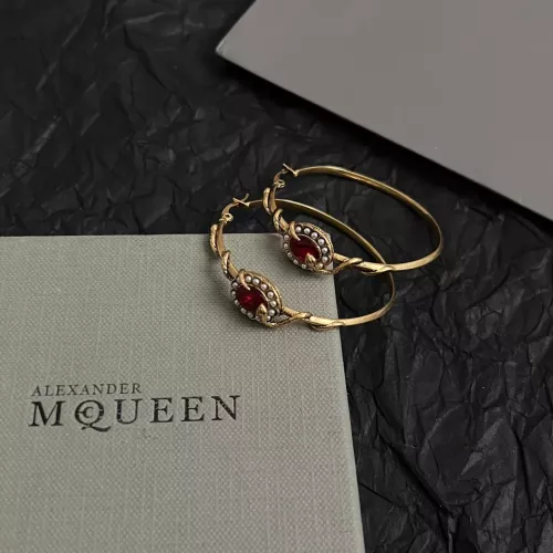 Replica Alexander McQueen Earrings For Women #1311918 $40.00 USD for Wholesale