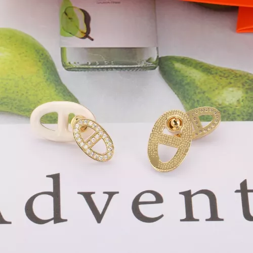 Replica Hermes Earrings For Women #1312078 $36.00 USD for Wholesale