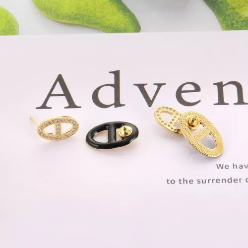 Replica Hermes Earrings For Women #1312079 $36.00 USD for Wholesale