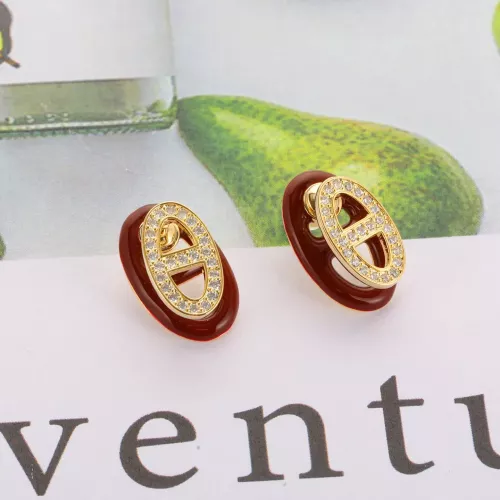 Replica Hermes Earrings For Women #1312080 $36.00 USD for Wholesale