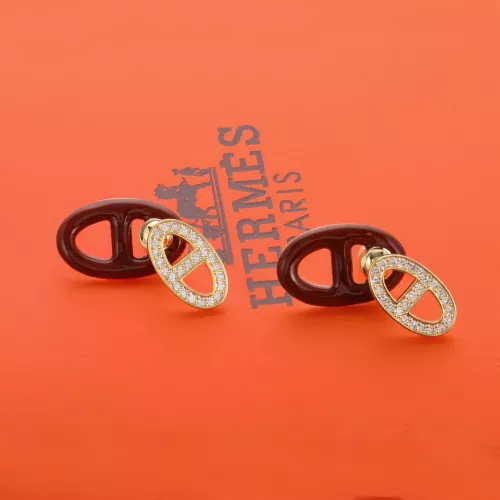 Replica Hermes Earrings For Women #1312080 $36.00 USD for Wholesale