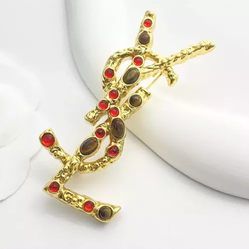 Yves Saint Laurent Brooches For Women #1312391 $40.00 USD, Wholesale Replica Yves Saint Laurent Brooches