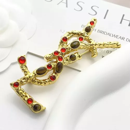 Replica Yves Saint Laurent Brooches For Women #1312391 $40.00 USD for Wholesale