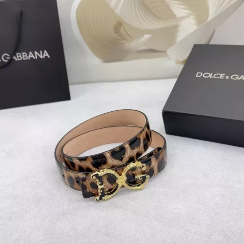 Replica Dolce & Gabbana D&G AAA Quality Belts In 3.0cm For Women #1313070 $64.00 USD for Wholesale