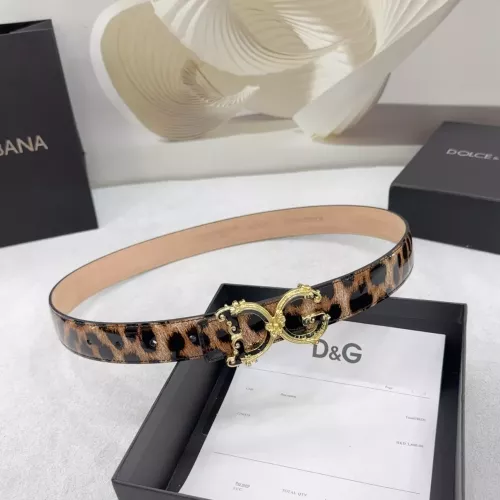Replica Dolce & Gabbana D&G AAA Quality Belts In 3.0cm For Women #1313070 $64.00 USD for Wholesale