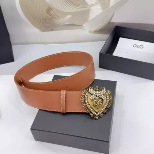 Replica Dolce & Gabbana D&G AAA Quality Belts In 5.0cm For Women #1313086 $80.00 USD for Wholesale