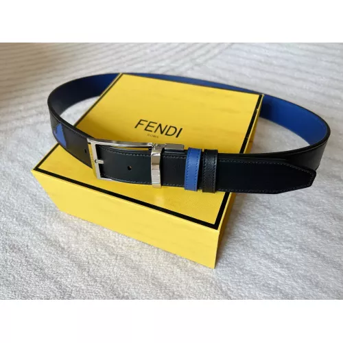 Replica Fendi AAA Quality Belts In 3.5cm For Men #1313447 $68.00 USD for Wholesale